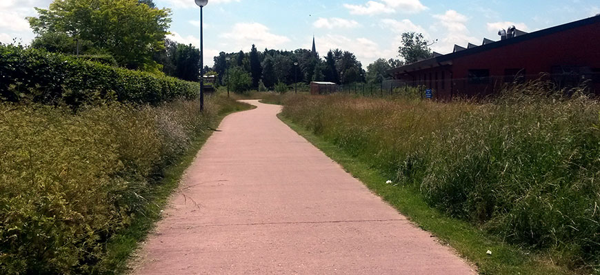 Door de natuur naar het centrum van Geel